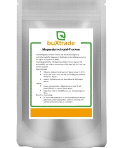 10 kg Magnesiumchlorid Flocken Pharmaqualität für Badezusatz - Buxtrade
