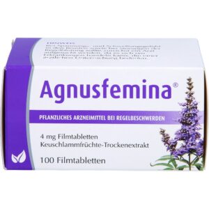 AGNUSFEMINA 4 mg Filmtabletten für Frauen bei PMS-Symptomen | AGNUSFEMINA 4 mgFilmtabletten zur Erleichterung von Zeugu