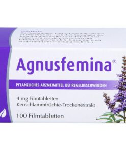 AGNUSFEMINA 4 mg Filmtabletten für Frauen bei PMS-Symptomen | AGNUSFEMINA 4 mgFilmtabletten zur Erleichterung von Zeugu