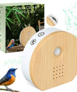 Acemall Vogelgezwitscher Bewegungsmelder Box für Entspannung und Spa mit Timer und Naturgeräuschen