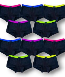 SAMILY Bequeme Unterhosen für Mädchen Hipster Baumwollboxershorts 10er Pack | SAMILY Mädchen Bequeme Hipster Baumwollun