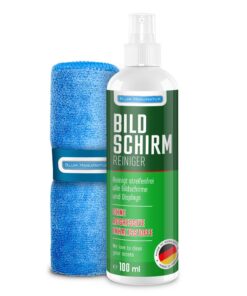 BLUM MANUFAKTUR Screen Cleaner - Absolut streifenfreie Reinigung - Handy, Laptop, PC, TV - 1x 100ml Bildschirmreiniger +