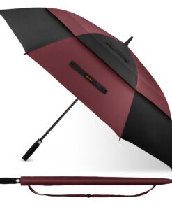 TECKNET Regenschirm Groß XXL Für Damen und Herren - Sturmtight Double Overhead Belüftet - 68 Inch GolfschirmAutomatische