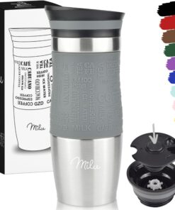 Milu Thermobecher Auslaufsicher 370ml Edelstahl Travel Mug Isolierung Autofach-workers