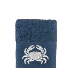 Chakra Aron weiches und langlebiges Handtuch - Marineblau | Badezimmer-Handtuch-Set - Standard