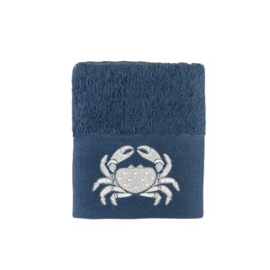 Chakra Aron weiches und langlebiges Handtuch - Marineblau | Badezimmer-Handtuch-Set - Standard