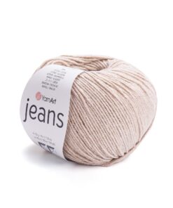 YarnArt Jeans Sport Strickgarn für Amigurumi - weich, 50 g, 160 m, 55 % Baumwolle, 45 % Acryl