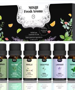 Ätherische Öl Set Top 6 Aromatherapie-Ätherische Öle für Zuhause und Aroma Diffuser