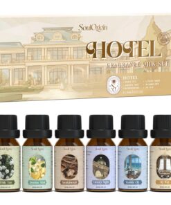 Hotelätherische Öle Set für Seifenkerzenherstellung und Diffusion - Weißer Tee, Jasmin Minze, Sandalholz, Luxus Nachtdu