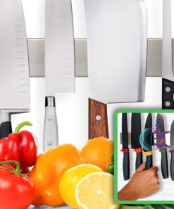 Premium 25cm Magnetleiste Messer für/entities/Küche - Extra Starker Messerhalter Magnetisch - Platzsparende Messerleiste