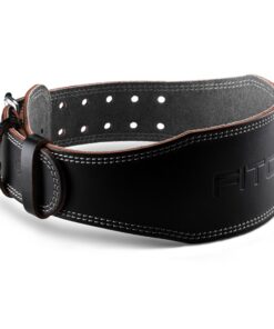 Fitgriff® Klassischer Gewichthebergürtel - 100% Leder - für Bodybuilder - Ideal für Heavyweight Training, Kraftverstärku
