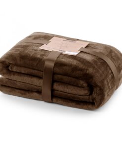 DecoKing Kuscheldecke weich sanft kuschelig Schoko Brown Microfaser OEKO-TEX STANDARD 100 DecoKing Tagesdecke weich sanf