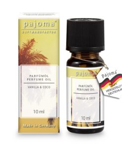 pajoma® Duftöl Vanilla & Coco 10 ml | Premium Qualität für Aromatherapie, Duftlampe und Massage | Naturkosmetikphasen