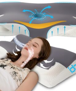 IDEA Orthopädisches Memory Foam Kissen gegen Nackenschmerzen für Seitenschläfer