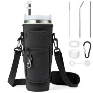 Enbagold Stanley Cup Wasserflaschenhalter Tasche 40oz Schwarz
