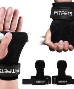 Krafttraining Lifting Straps Sawyer für Männer und Frauen mit Fast Grip Leder Zughilfe Fitness Bodybuilding