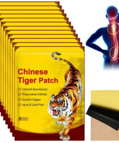 KUWUNG Schmerzlinderung Patch - Schnelle und Lang anhaltende Schmerzlinderung für Muskeln und Gelenke - 96Pcs/8Pack Chin