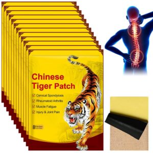 KUWUNG Schmerzlinderung Patch - Schnelle und Lang anhaltende Schmerzlinderung für Muskeln und Gelenke - 96Pcs/8Pack Chin