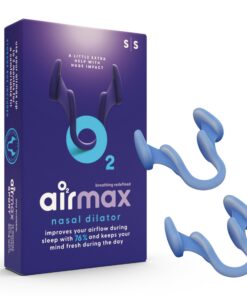 Airmax Nasenspreizer - Schnarchstopper - Besser Atmen - Besser Schlafen - Freie Nasenatmung - 76% Mehr Luft durch die Na