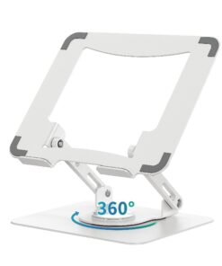 SOUNDANCE Laptopständer mit 360° drehbarer Basis, ideal für Office-Benutzer, perfekte Sitzhaltung, maximale Flexibilität