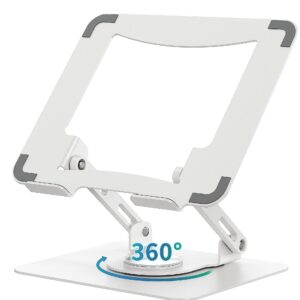 SOUNDANCE Laptopständer mit 360° drehbarer Basis, ideal für Office-Benutzer, perfekte Sitzhaltung, maximale Flexibilität