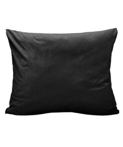 Zelesta Velvetbed Kissenbezüge - Resistent und Hypoallergen - Für Ihr Bett - Elegant undComfort (Black, 80x80 cm) Zele