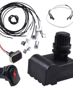 Gettimore Gasgrill Zündmodul Ersatz-Set Charbroil Grillzubehör (4 Köpfe)