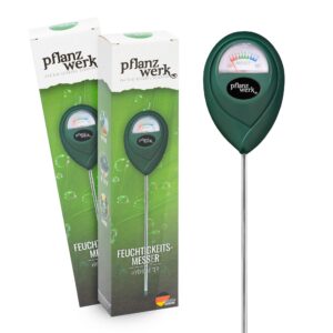 Pflanzwerk Premium Feuchtigkeitsmesser Pflanzkübel 2er Set Batteriefrei 2 Jahre Garantie Indoor & Outdoor