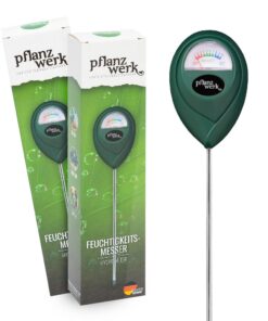 Pflanzwerk Premium Feuchtigkeitsmesser Pflanzkübel 2er Set Batteriefrei 2 Jahre Garantie Indoor & Outdoor