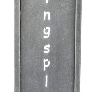 B2S Back2Season Metall Stelle - Lieblingsplatz-Schild für den Garten in Grau - 78 cm hoch - Top-Suche