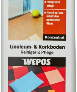 Wepos Linoleum Reiniger Compact by Design fürFFEINE Reinigung von Fliesen im HaushaltUV-Antibakterielle Reinigung200ml