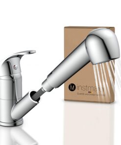 Instmaier K2 Wasserhahn Küche | Spültischarmatur mit Geschirrbrause | Küchenarmatur für Wohnzimmerszenen und Kitchens