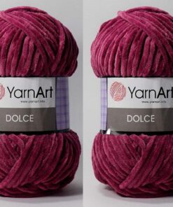 YarnArt Dolce-Garn, 100 % Mikro-Polyester, Baby-Chenille-Garn, für Baby- und Kinderkleidung, super sperrig, 264 Meter, 2