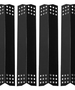 WELL GRILL 37cm Porzellanstahl Gasgrill - Brennerabdeckung & Flavorizer Bars für Burnhard Fred Series, Nexgrill, Master,