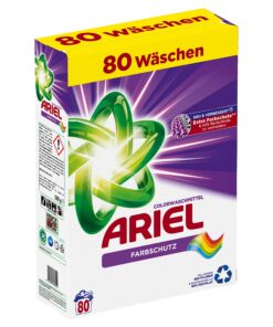 Ariel Pulver Color 5,2 KG - 80W Lauwasser A.I.S.E. Charter für nachhaltige Reinigung