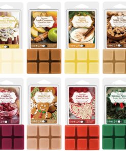 SALKING Weihnachten Duftwachs - Weihnachtskranz Duftlampe Weinachtskranz Winter Wax Melts Sojawachs Raumduft