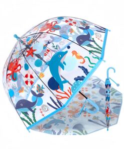 Kinder Regenschirm Mit Kuppeldach - Wind- Und Regenschutz Für Kleine Jägerinnen Und Jäger | Regenschirm Mit Kuppeldach