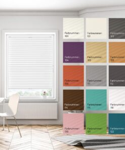Massgefertigter Deco-Raum Plissee zum Bohren für Fenster und Türen, Sicht-Sonnenschutz und Blickdichte Montage in der G