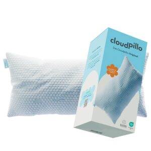 Cloudpillo Memory Foam Kissen 40×80 cm - Nackenstützkissen, für alle Schlafpositionen, ergonomisch & höhenverstellbar
