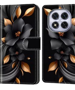 Xiaomi Redmi Note 14 Pro 5G Kunstleder Magnetische Flip Hülle Geblümt Pic:01 Xiaomi Redmi Note 14 Pro 5G Kunstleder Ma