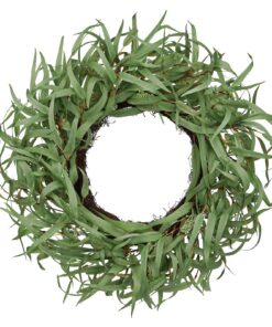 Künstlicher Eukalyptus Kranz für Tür und Wand im Wohnzimmer Deko