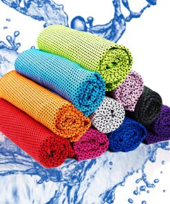 Kühlhandtuch Cooling towel 10PCS für Fitness, Sport und Yoga | Kühltücher hals Ice towel 10PCS für Golf, Strand und Tra