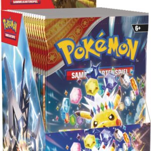 Pokémon-Sammelkartenspiel Karmesin & Purpur: 18 Boosterpack-Display – Stürmische FunkenFür Sammler