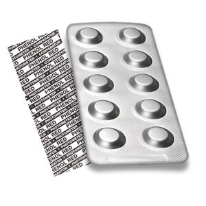100 x Phenol Red Photometer Testtabletten für Schwimmbadwasser - pH-Messung ideal für PoolLab und andere Handphotometer