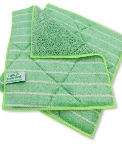 ABACUS® Vorreinigungstuch/Spültuch - Bambustuch 25x20 cm 2er Set für Hausfrauen im Badzimmer