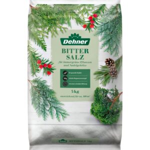 Dehner Bittersalz, hochwertiger Spezialdünger für Thujen, Magnesiumsulfat mit Sofortwirkung, 5 kg für ca. 100 qm