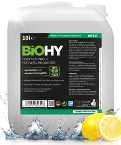 BiOHY Bodenreiniger für Wischroboter | Reinigungsmittel Konzentrat | Für alle Böden Compact by Design