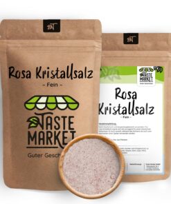 Kristallsalz 5 kg - Rosa - Natursalz für Gesundheit und Berge von Pakistan - Taste Market