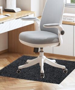 ASelected Bodenschutzmatte 100 x 120 cm rutschfest für Parkett Bürostuhle mit Hartböden Schreibtischstuhl Unterlage