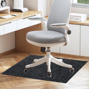 ASelected Bodenschutzmatte 100 x 120 cm rutschfest für Parkett Bürostuhle mit Hartböden Schreibtischstuhl Unterlage